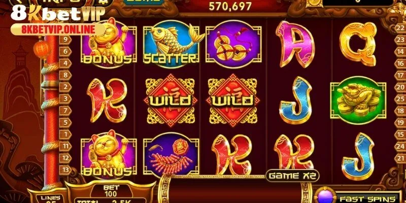 Hệ số trả thưởng chi tiết trên các biểu tượng và sảnh cược